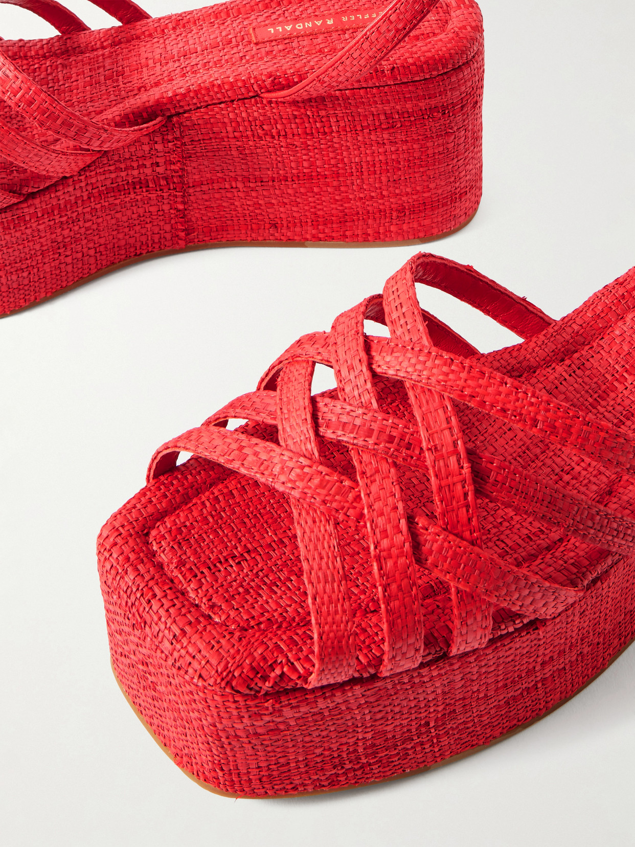 Channing Raffia Platform Sandals