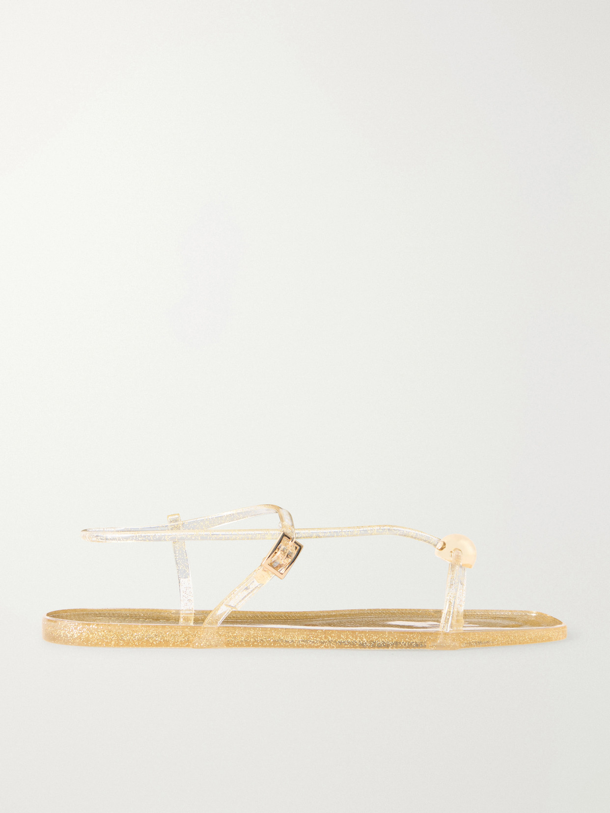 Loeffler Randall Dana Pvc Sandals In Gold