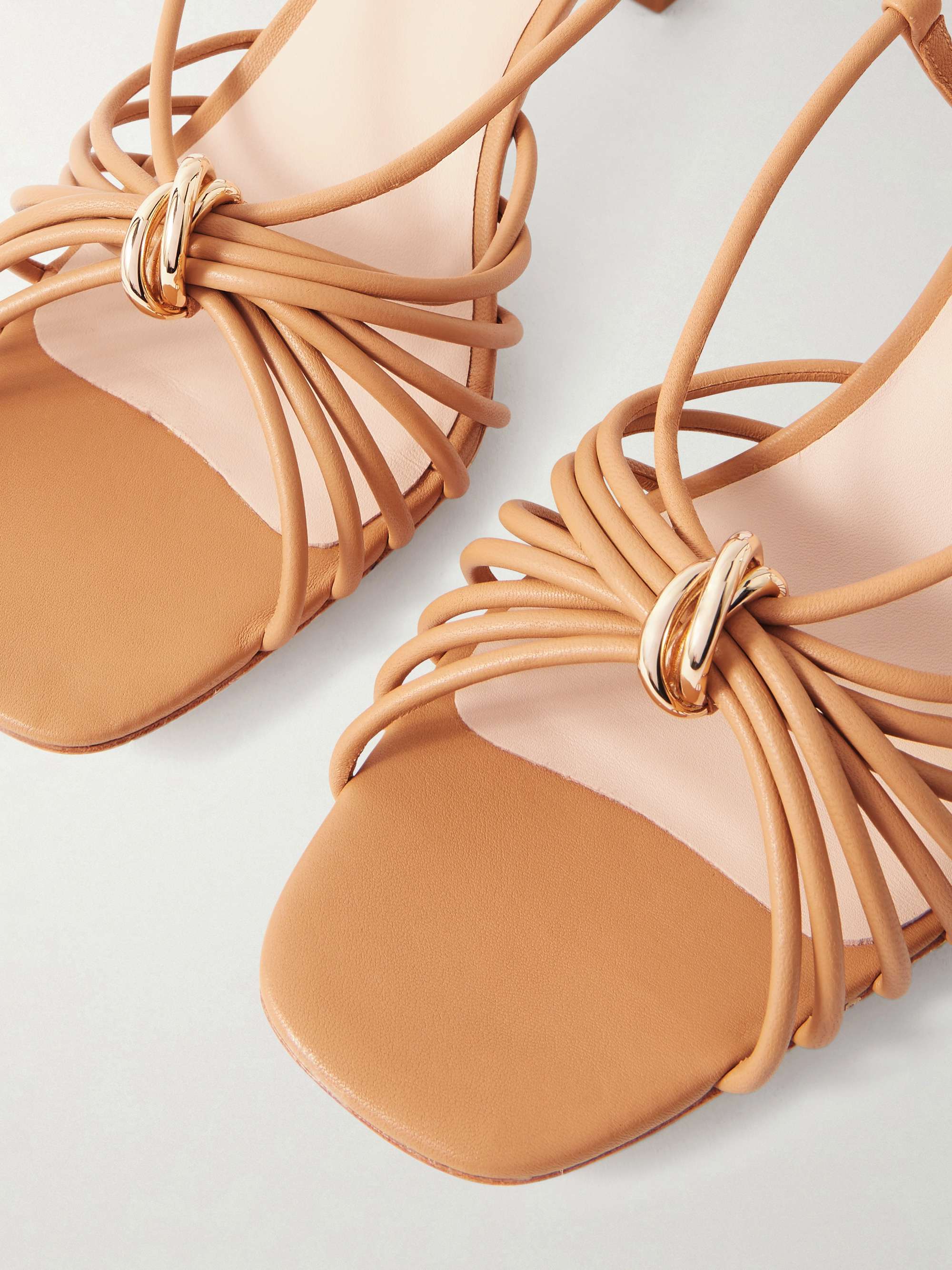 LOEFFLER RANDALL Minna leather slingback sandals | NET-A-PORTER