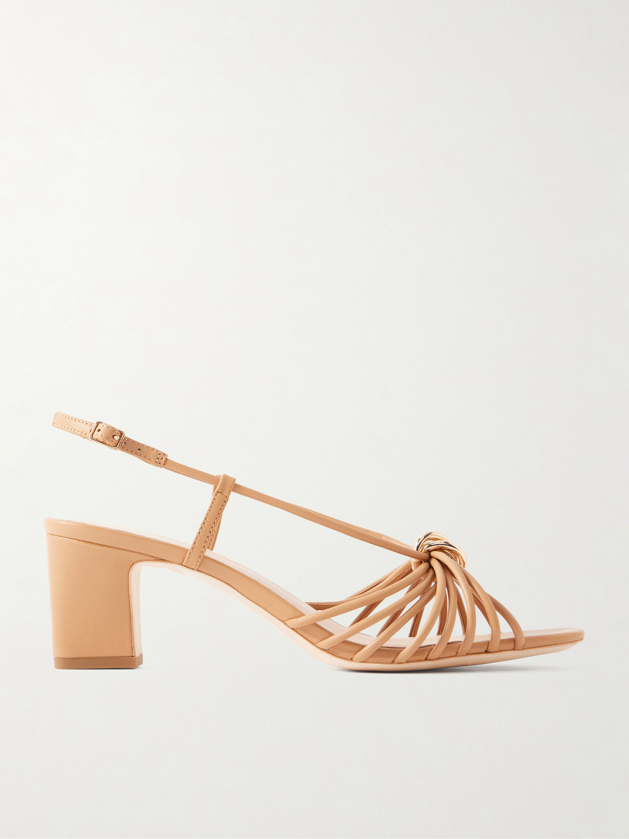 Loeffler Randall Minna Leather Slingback Sandals In Brown
