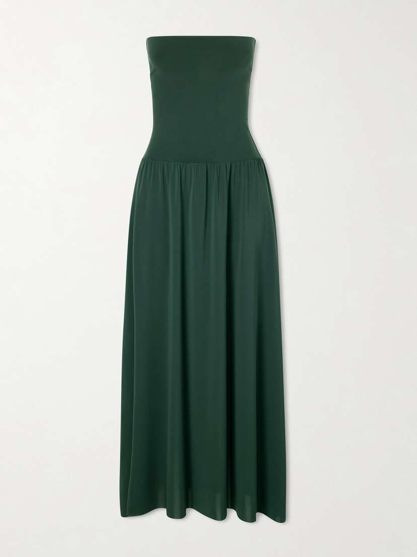 Eres Oda Strapless Stretch-jersey Maxi Dress