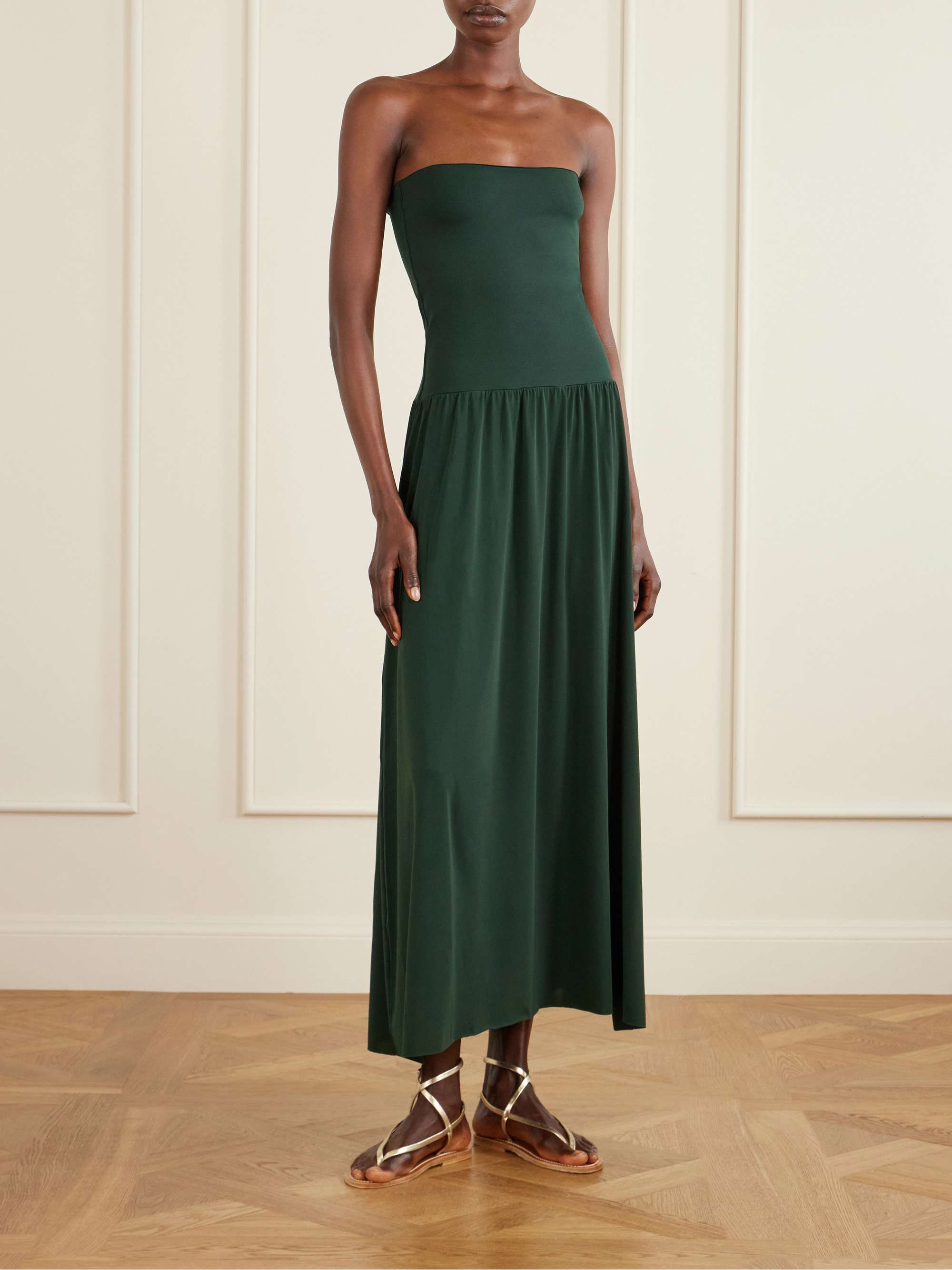 ERES Oda strapless stretch-jersey maxi dress