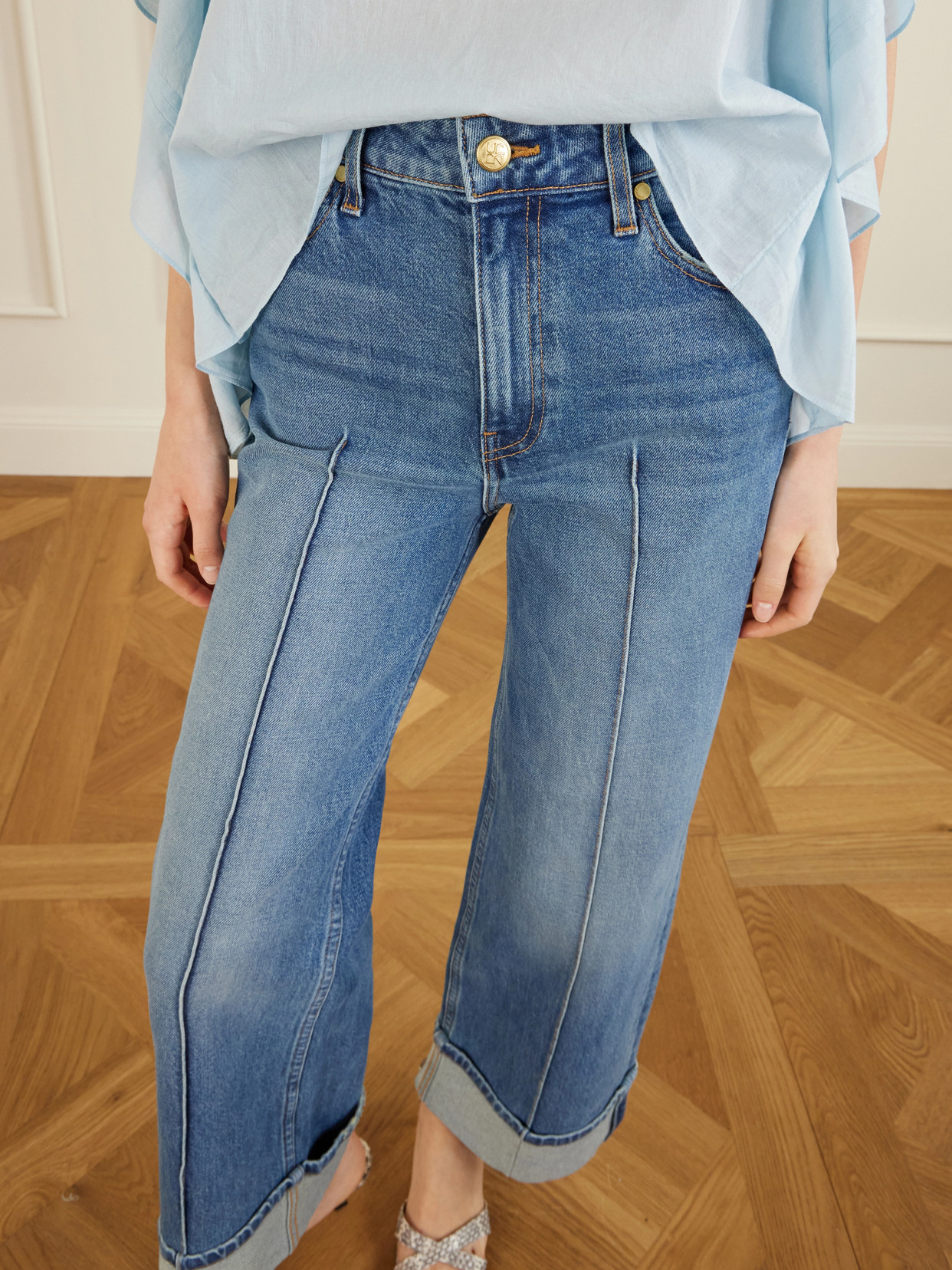Genevieve Wide-Leg Jeans