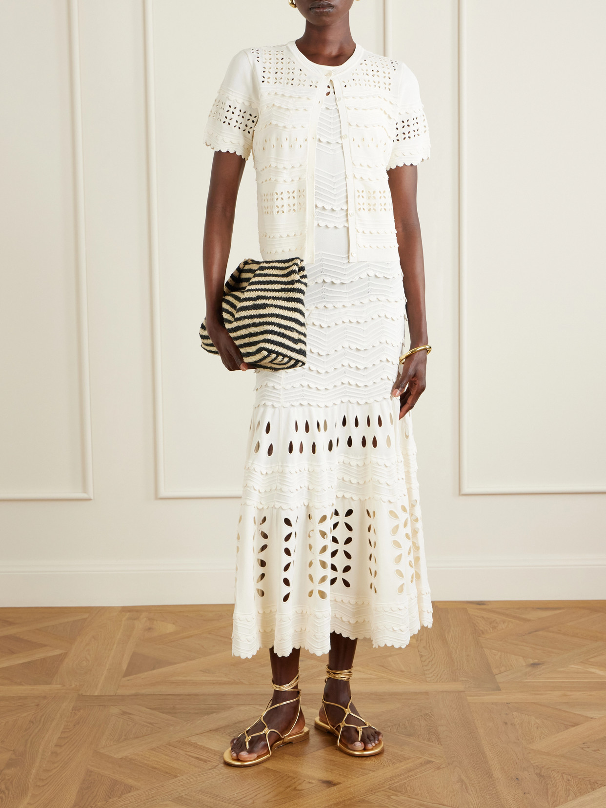 Abriana Eyelet-Embellished Shirt