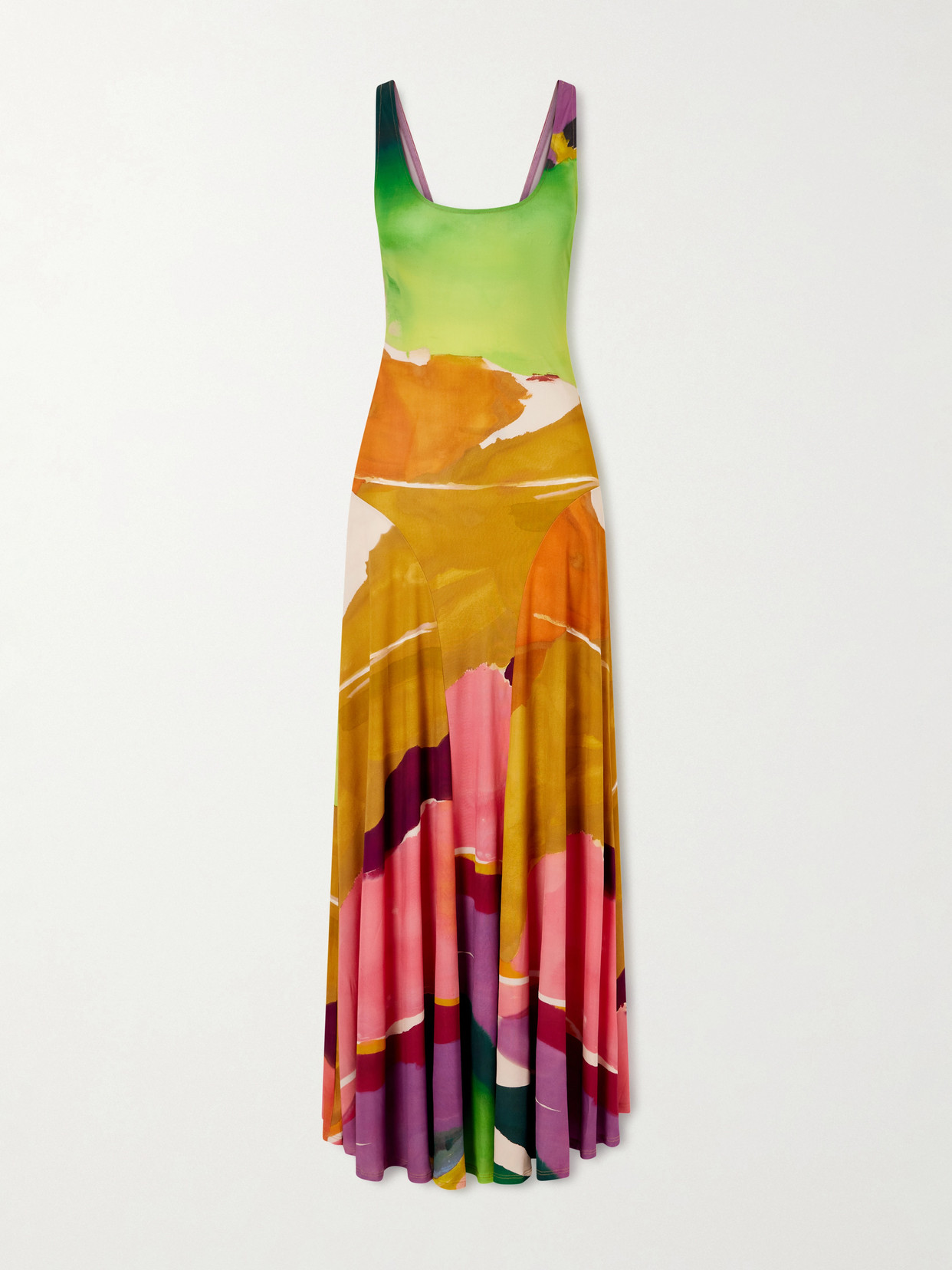 Ulla Johnson - Malie Printed Stretch-jersey Maxi Dress - Multi