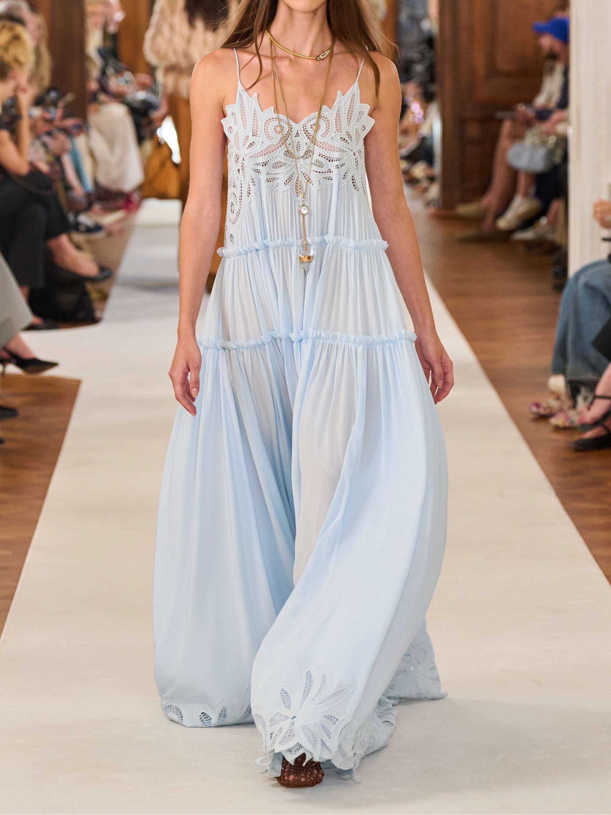 ULLA JOHNSON Filippa lace-trimmed silk gown | NET-A-PORTER ULLA JOHNSON Filippa lace-trimmed silk gown | NET-A-PORTER