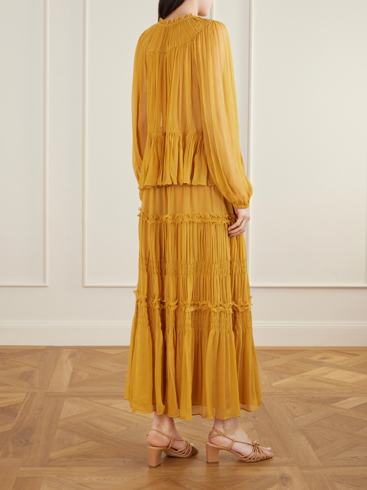 Leandra Silk-Crepon Blouse