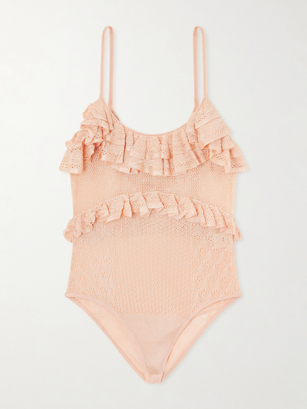 Ulla Johnson Bania Knit Bodysuit In Pink