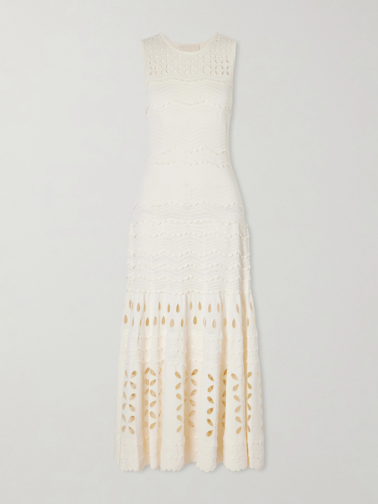 Ulla Johnson - Lakshmi Knitted Midi Dress - Cream