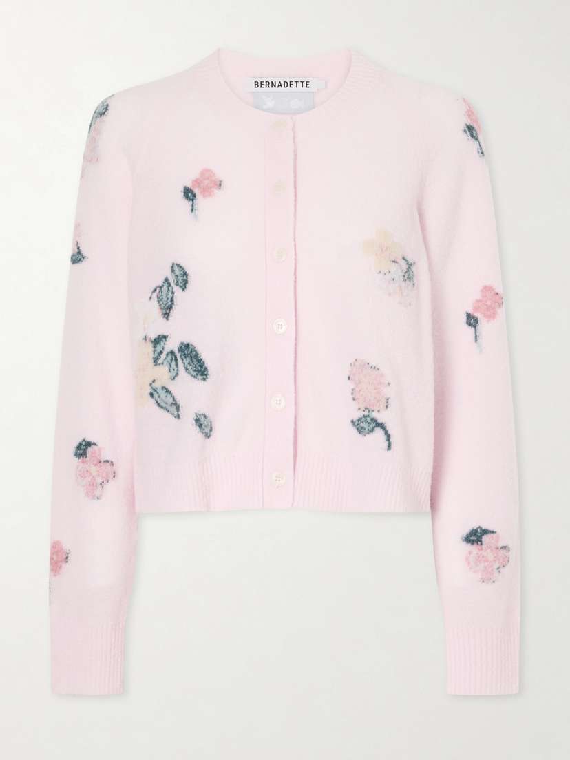 BERNADETTE Clemence Wool-blend Cardigan
