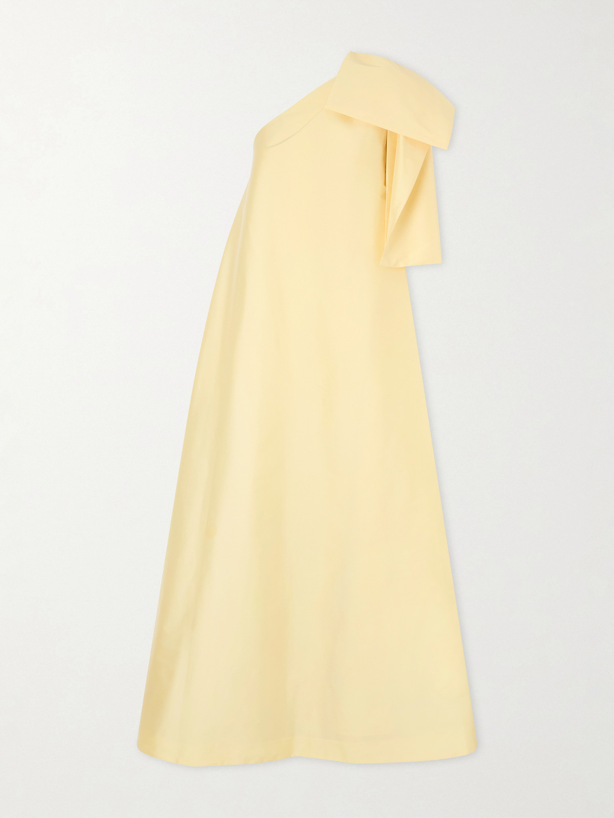 Bernadette Winnette One-shoulder Crepe Gown In Yellow