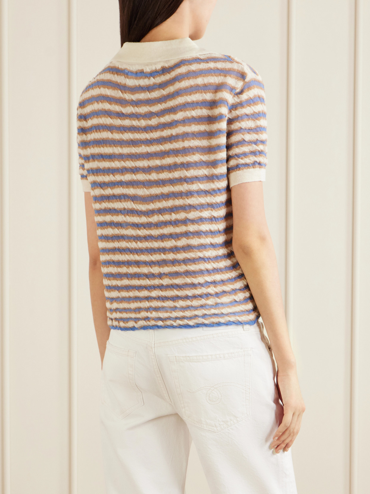 Ophelia Striped Polo