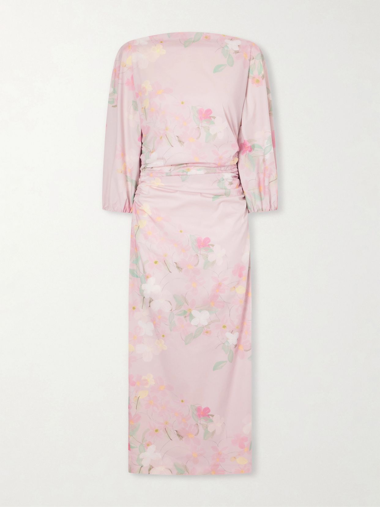 BERNADETTE Ezra floral-print cotton-blend midi dress