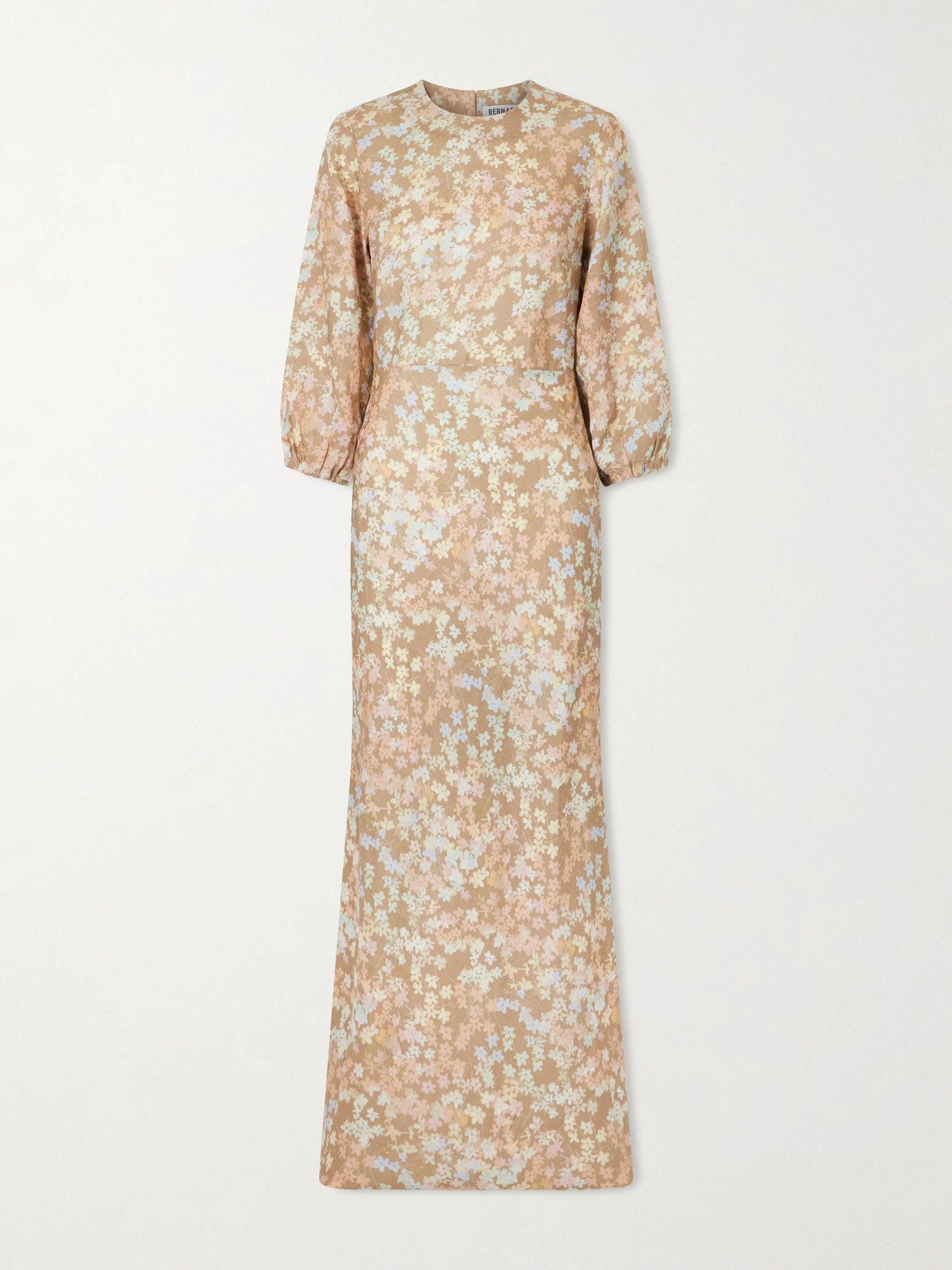 BERNADETTE - Berna Floral-print Linen Maxi Dress - Neutrals