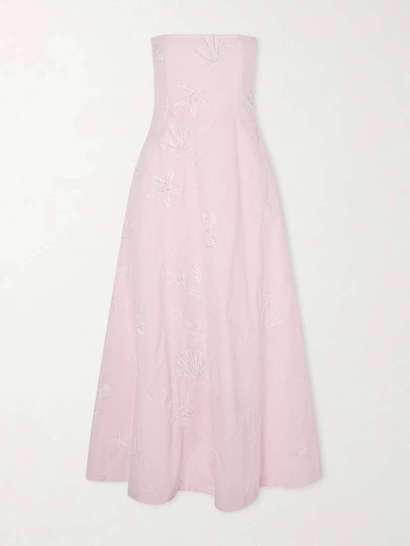 BERNADETTE Odette Cotton Embroidered Dress