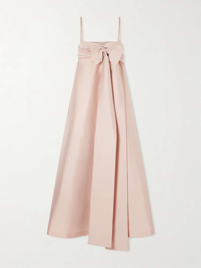 BERNADETTE Bailey Bow-detailed Taffeta Gown