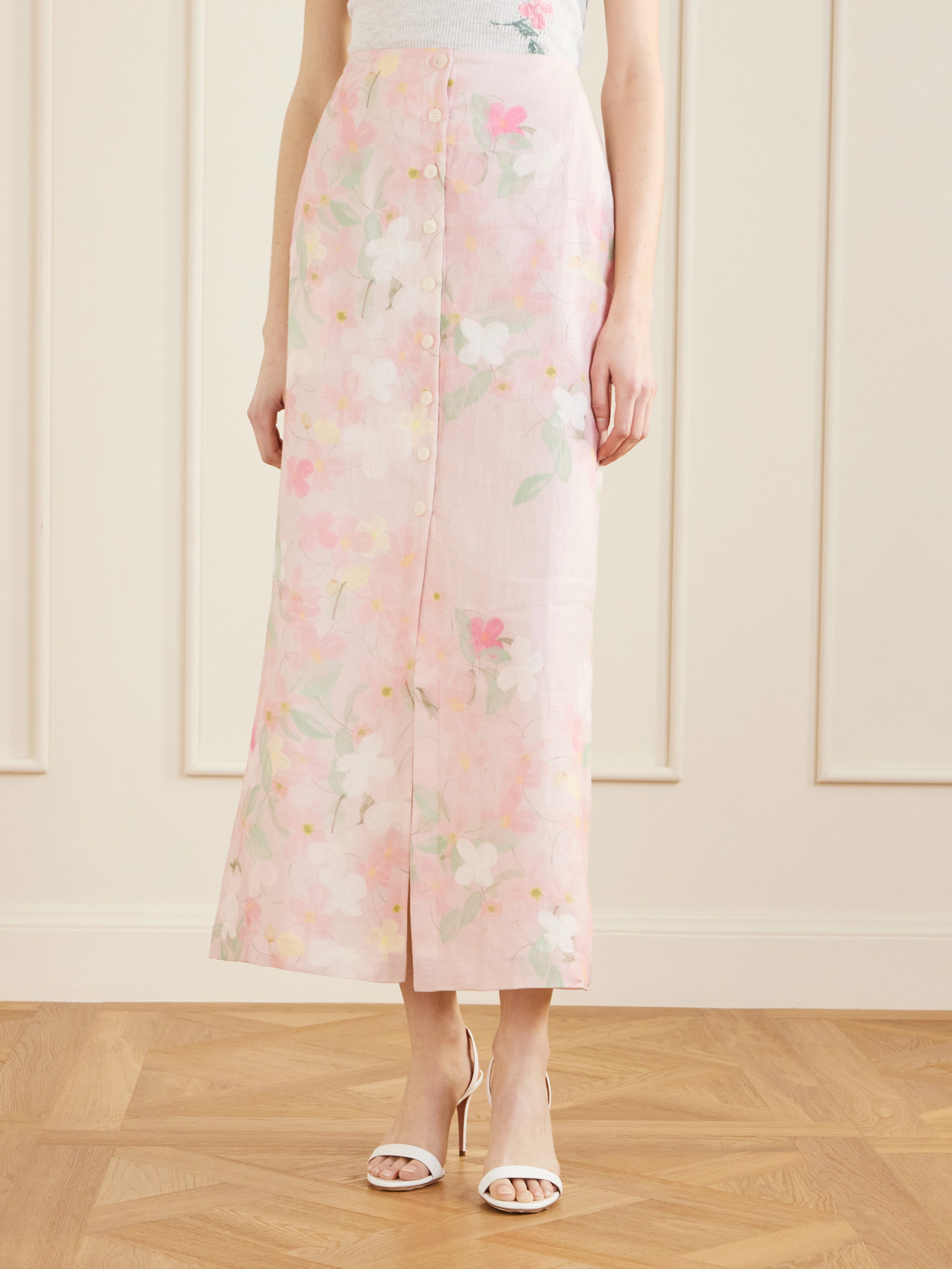 Carmen Floral-Printed Midi