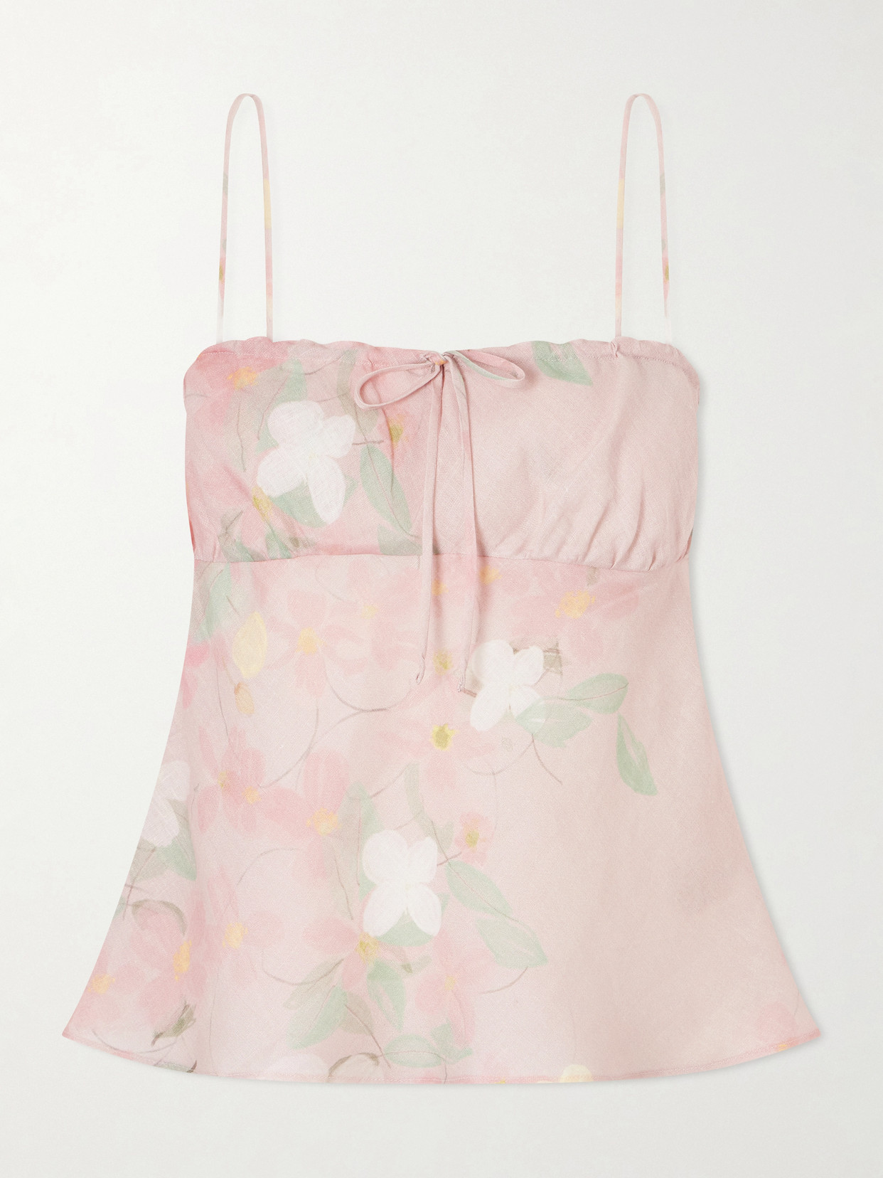Bernadette Riri Floral-print Linen Camisole In Pattern