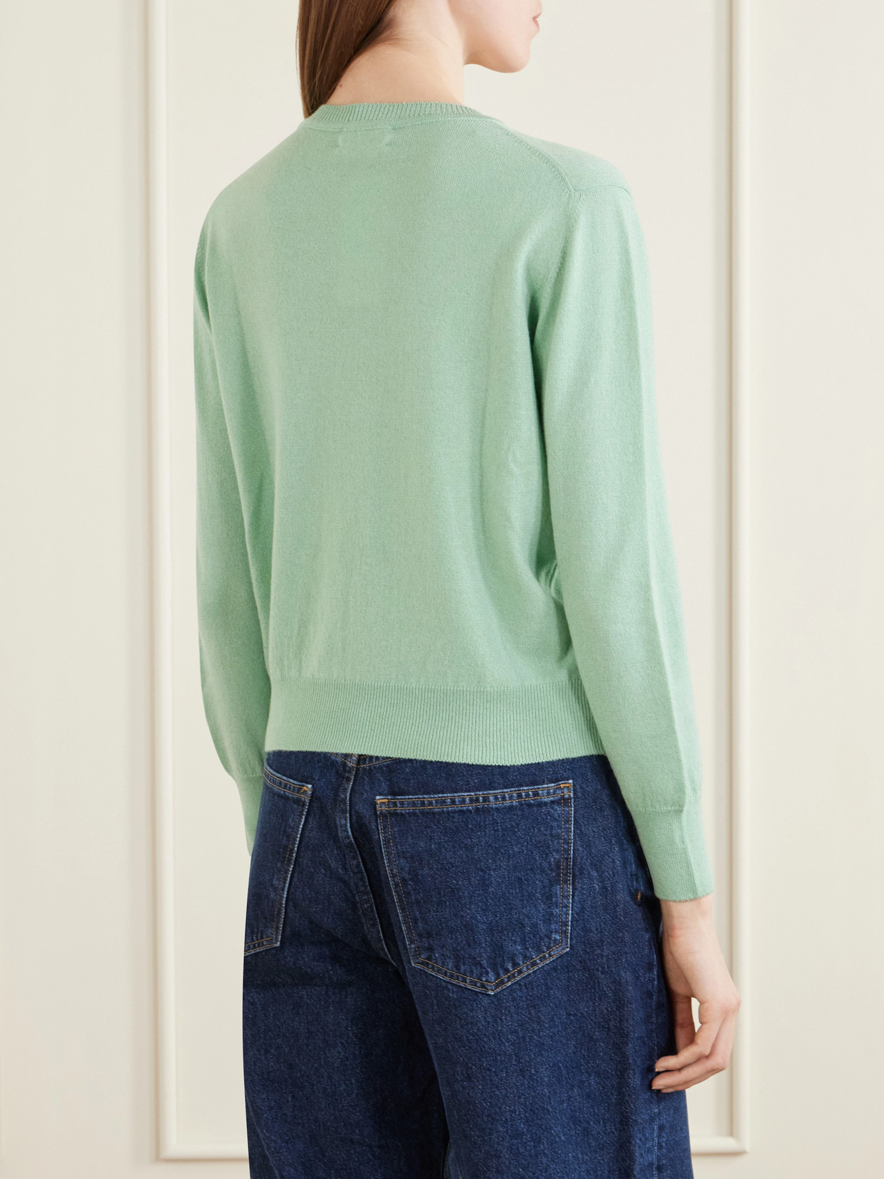 &Daughter - Slim Cashmere And Cotton-Blend Sweater