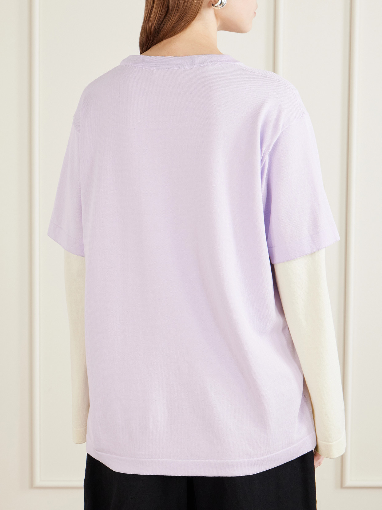 &Daughter - T-Knit Ribbed-Knit Cotton T-Shirt