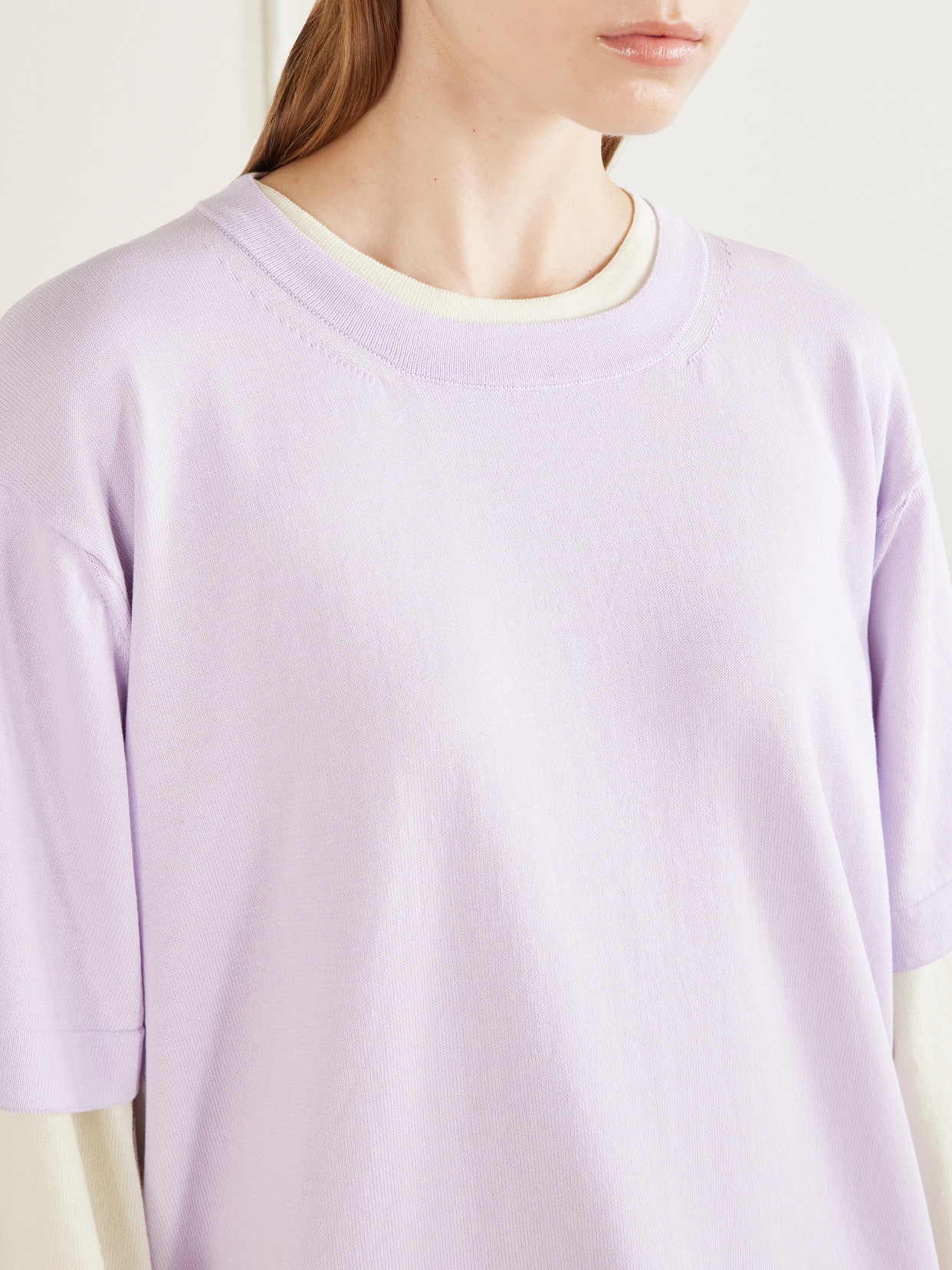 &Daughter - T-Knit Ribbed-Knit Cotton T-Shirt