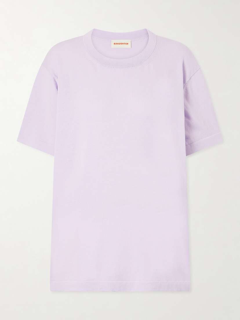 &Daughter T-knit Ribbed-knit Cotton T-shirt | Thumbnail 6 &Daughter T-knit Ribbed-knit Cotton T-shirt | Thumbnail 6