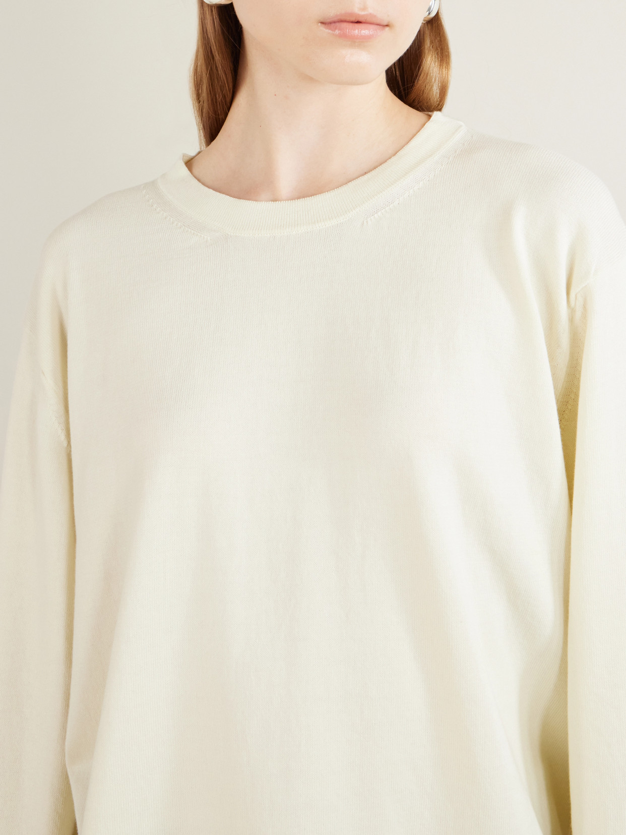 &Daughter - T-Knit Cotton-Jersey Sweater