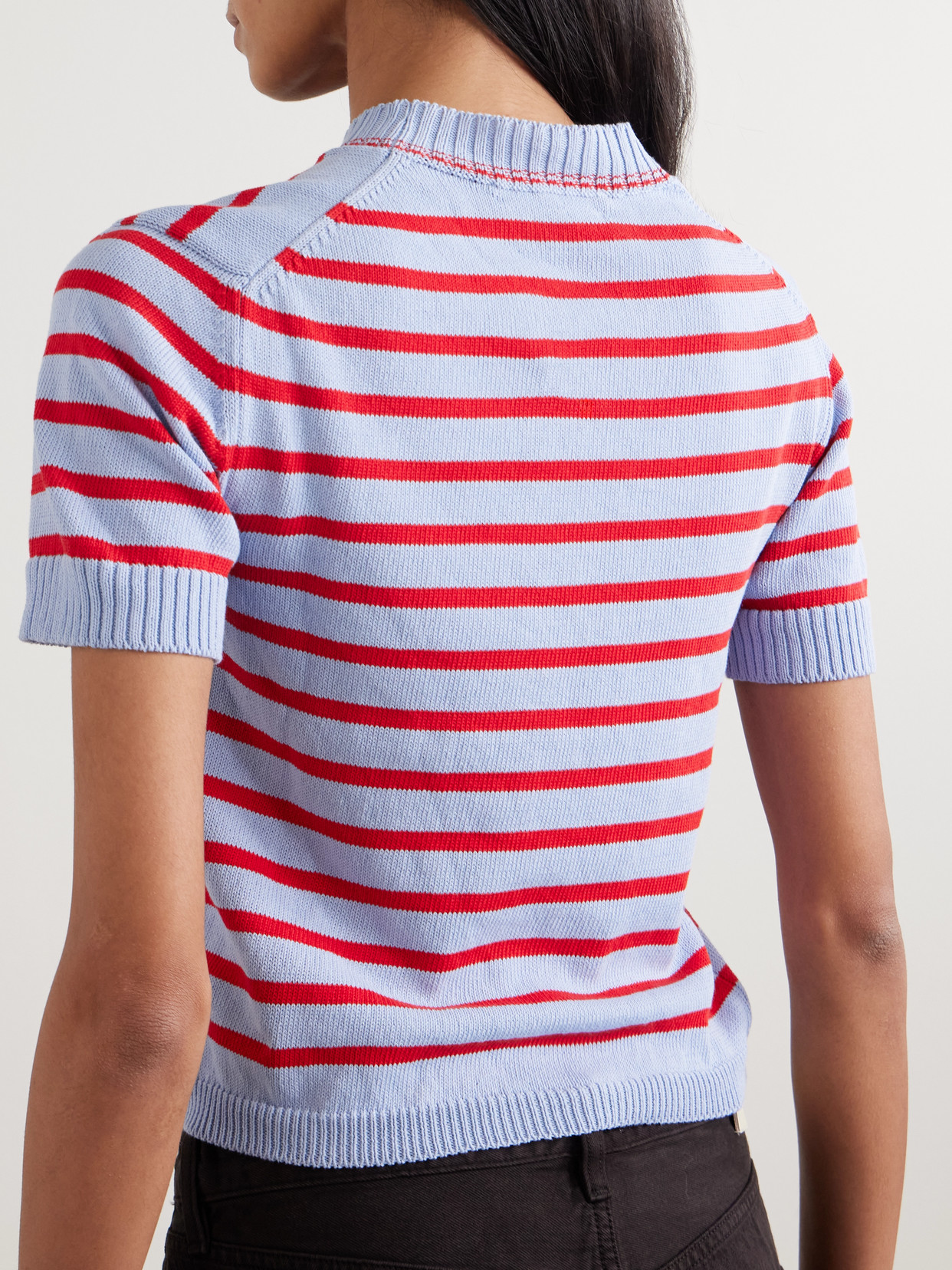 &Daughter - Shona Striped Organic Cotton Top