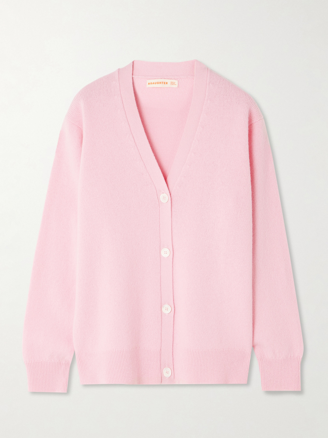 And-daughter Ava Wool Cardigan In Pink