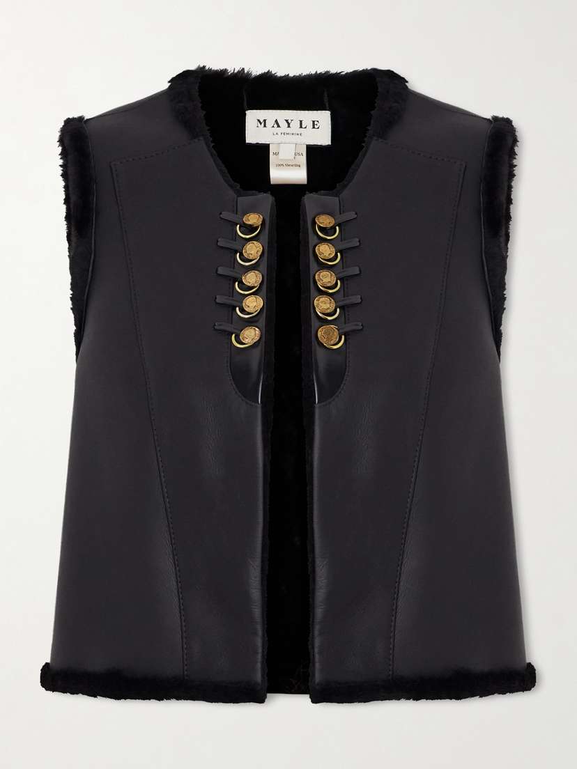 MAISON MAYLE Yves Shearling Vest