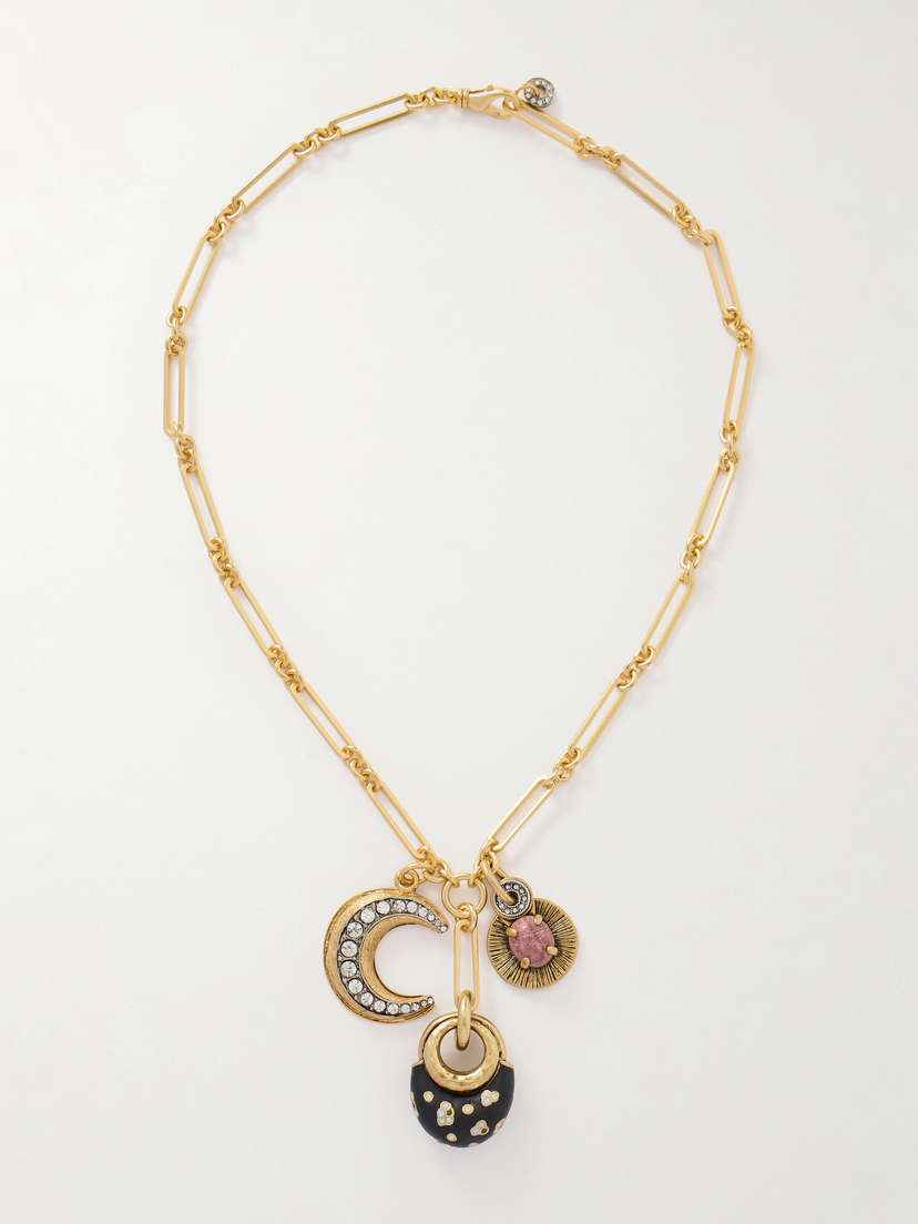 MAISON MAYLE Niki Trinity Gold-tone Necklace