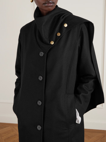 Marni - Shearling-trimmed wool and cashmere-blend coat | Plush