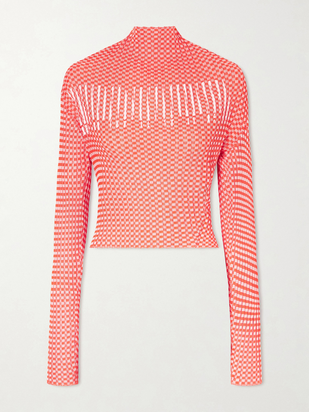 Gingham Illusion Woven T-Shirt