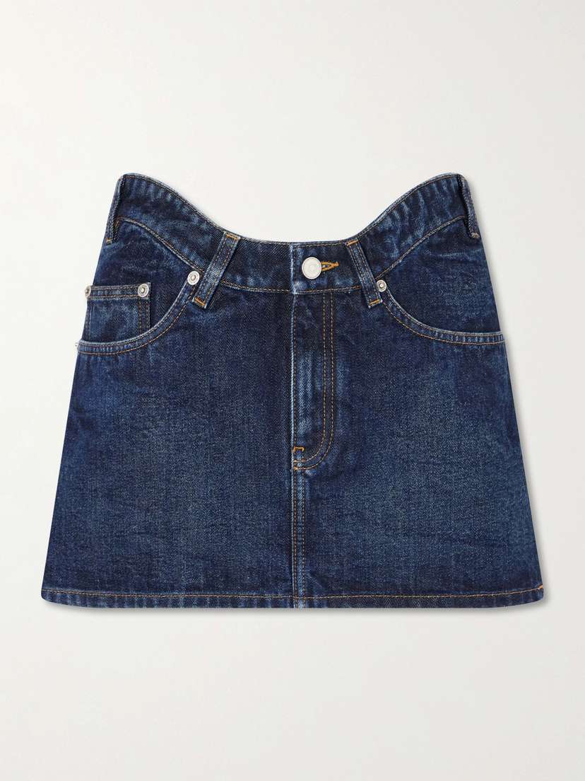 Jean Paul Gaultier Denim Mini Skirt