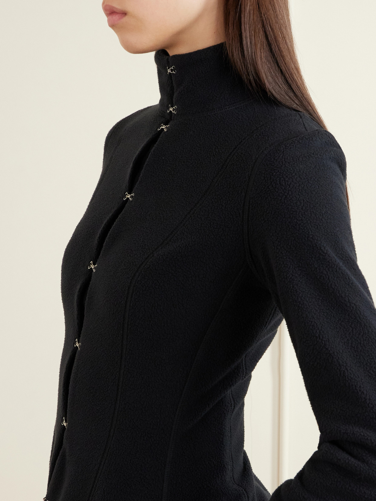 Paneled Fleece Jacket