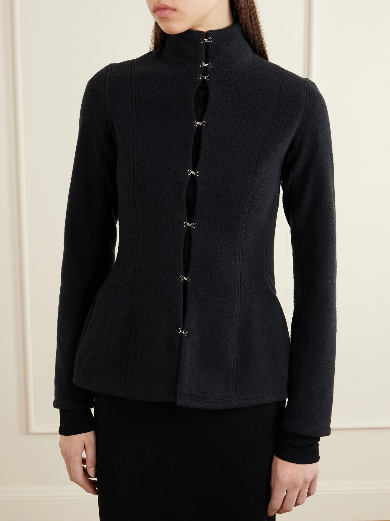 Paneled Fleece Jacket