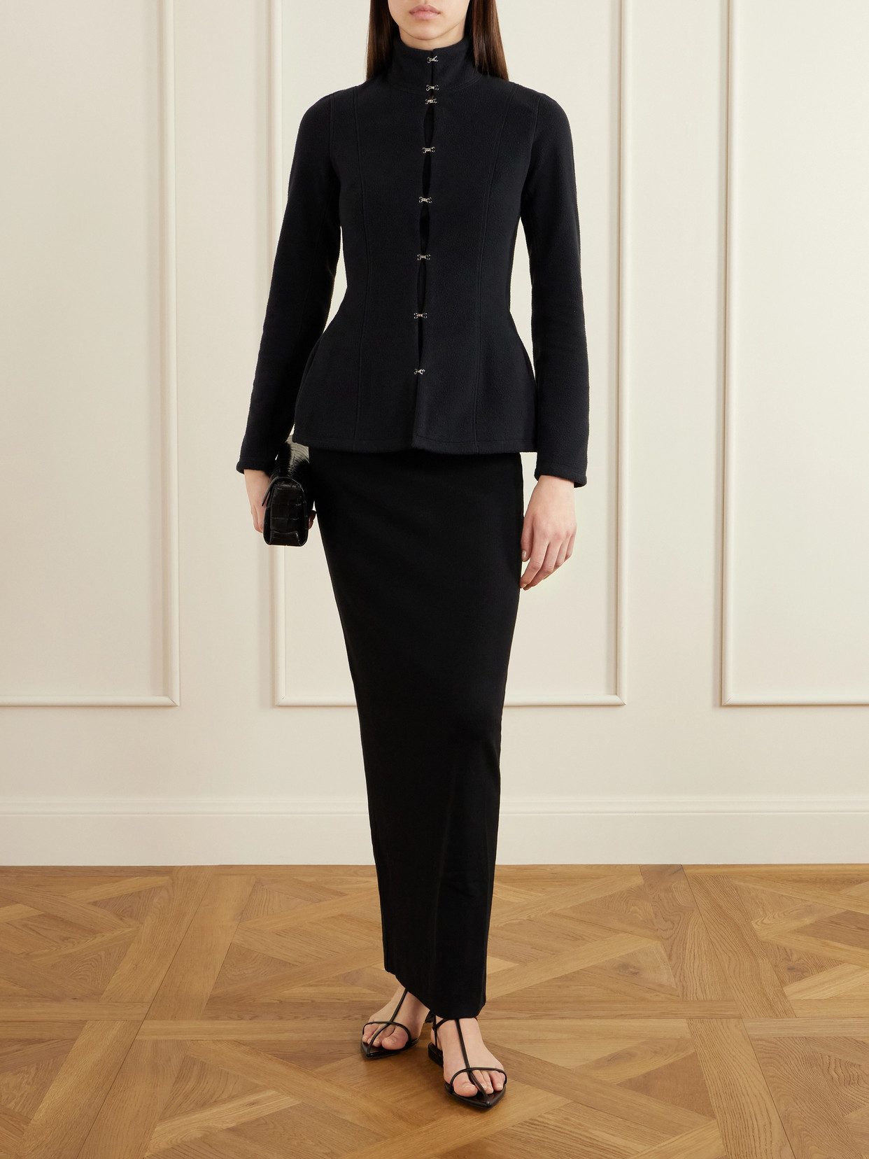 Paneled Fleece Jacket