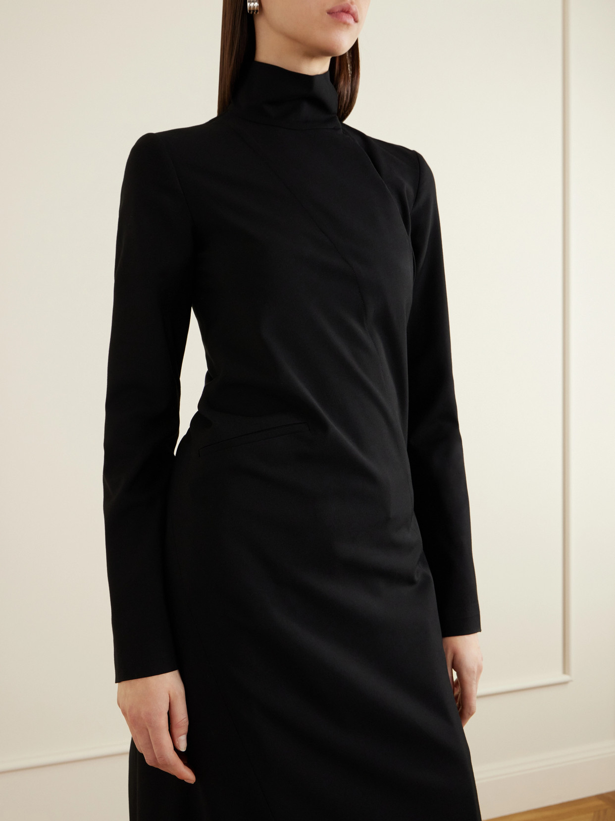 Twist Stretch-Crepe Jacket