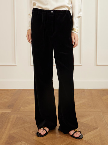 COLLEEN ALLEN Cotton-velvet pants