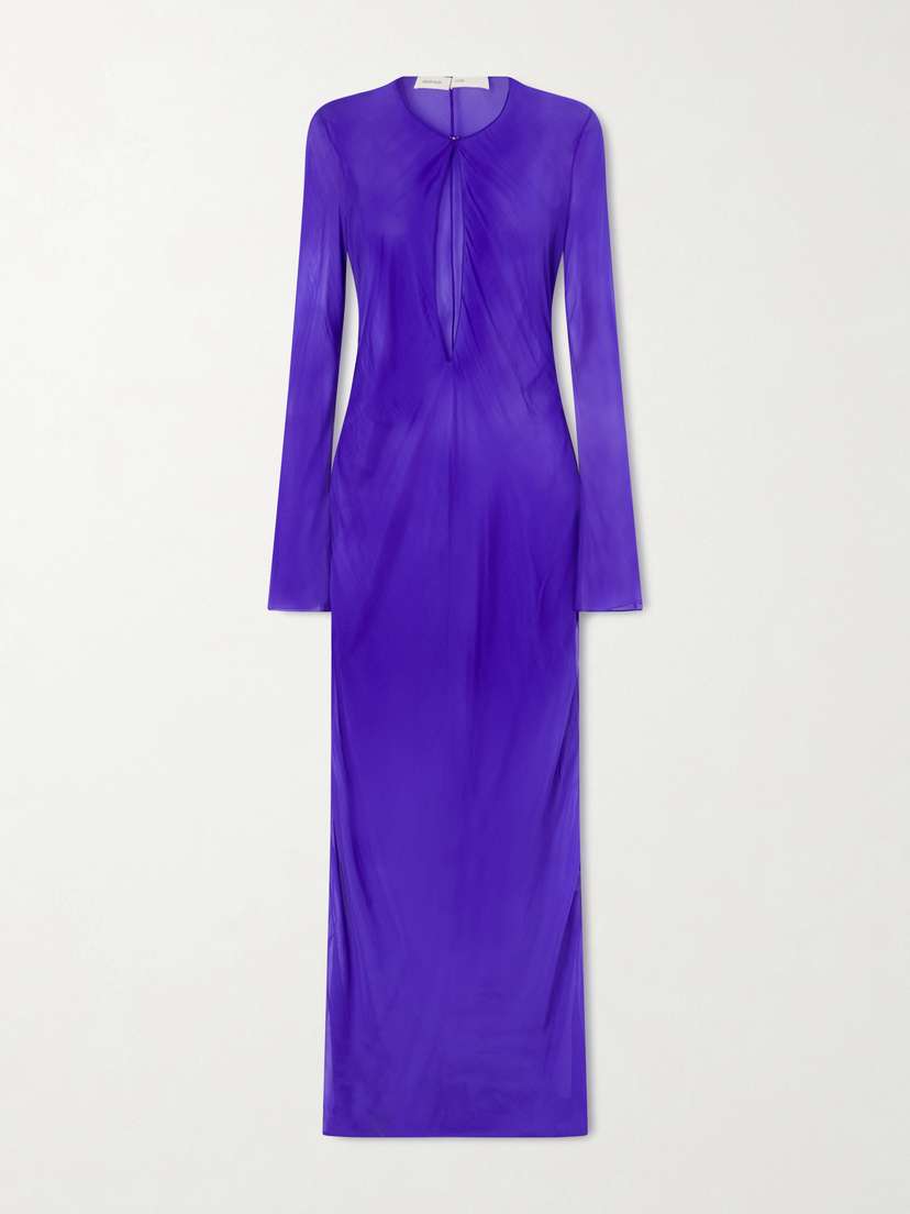 COLLEEN ALLEN Silk-chiffon Gown