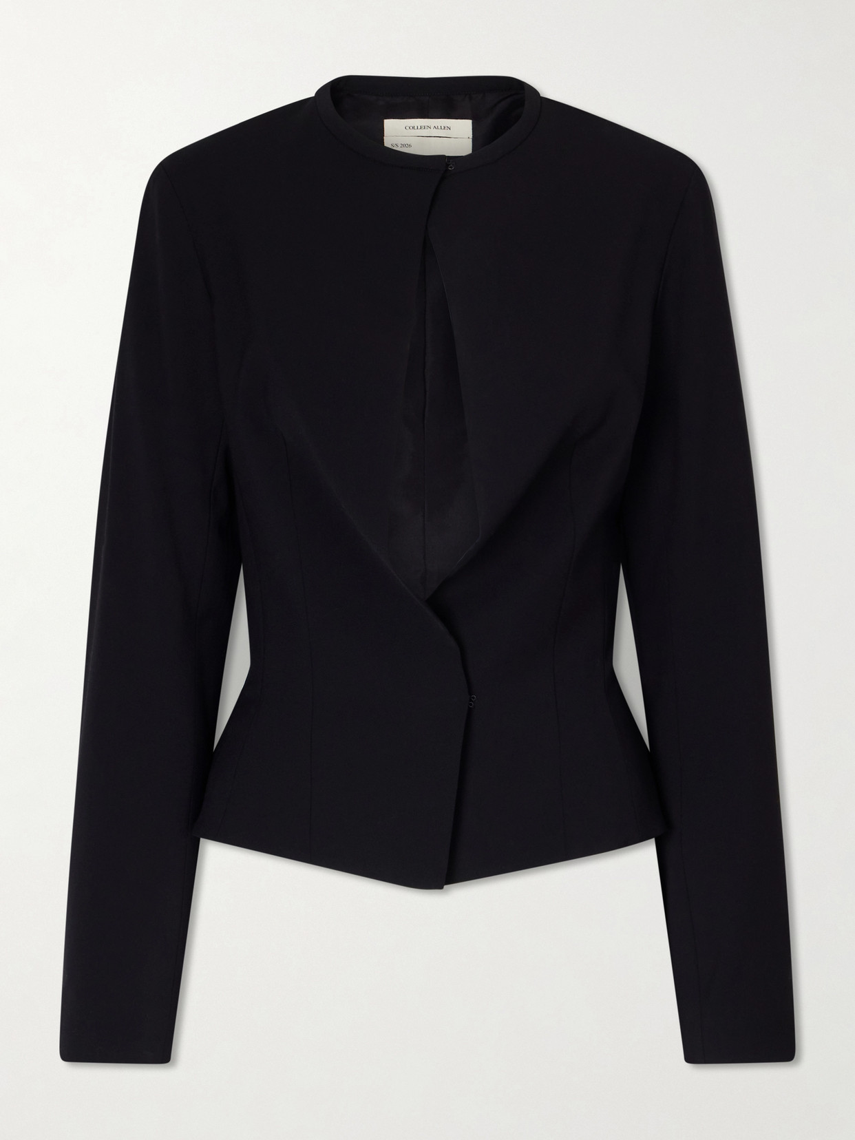 Colleen Allen Grain De Poudre Jacket In Black