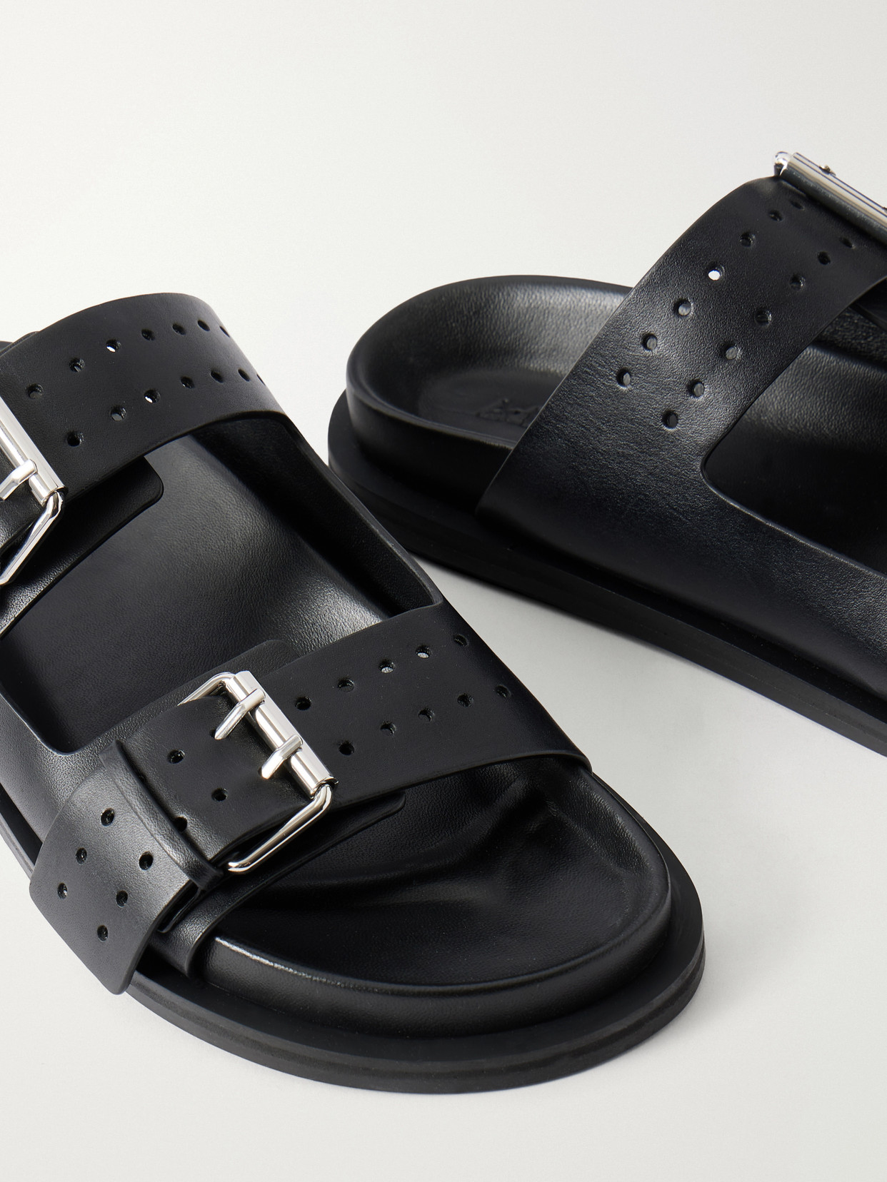 A.emery A. Emery Leon Sandals Vintage Forest In Black