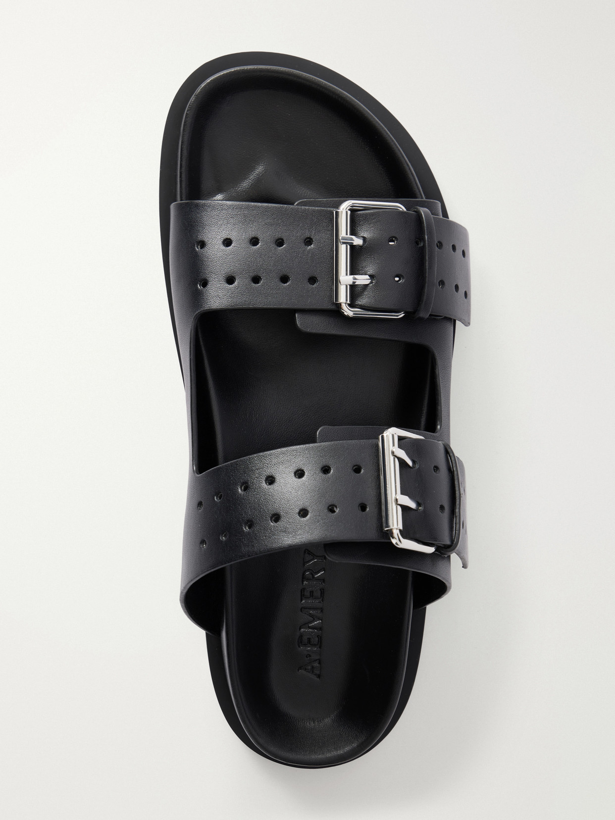 A.emery A. Emery Leon Sandals Vintage Forest In Black