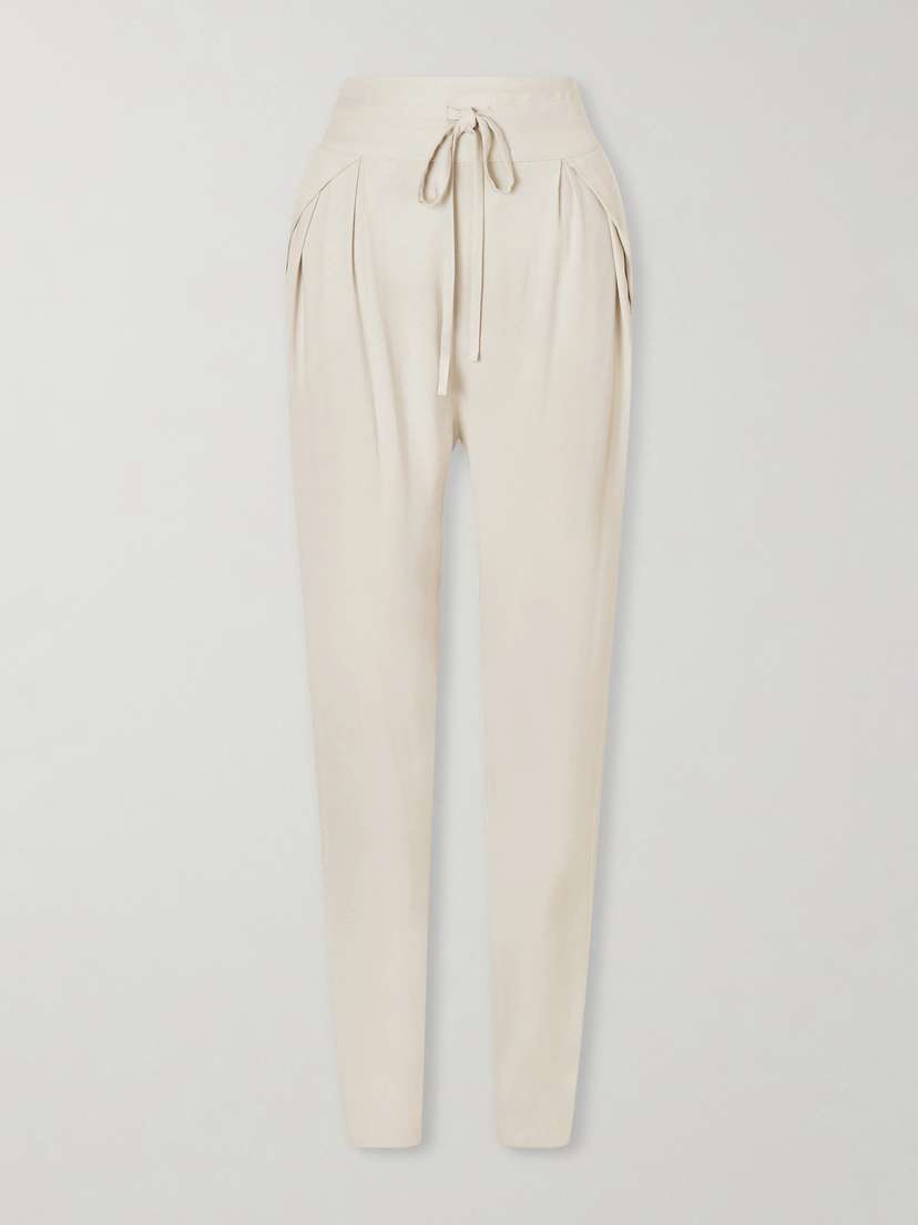 Sharon Wauchob The Vardar Silk-blend Straight-leg Pants