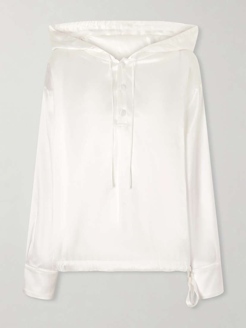Sharon Wauchob Hooded Silk-satin Blouse