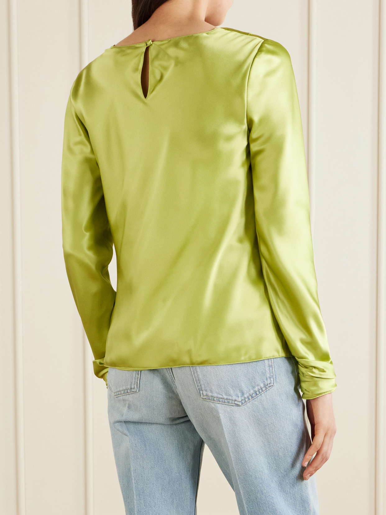 Garavani - Silk-Satin Blouse