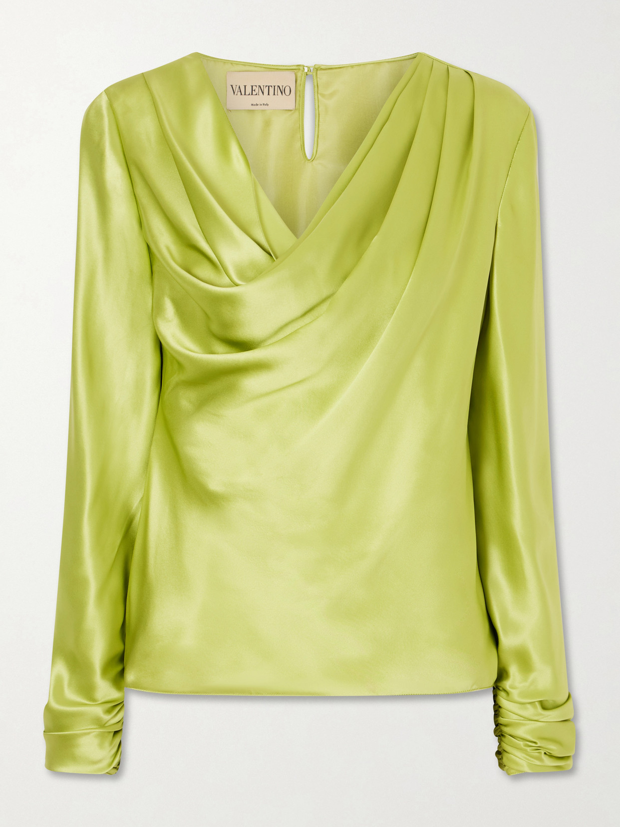 Garavani - Silk-Satin Blouse