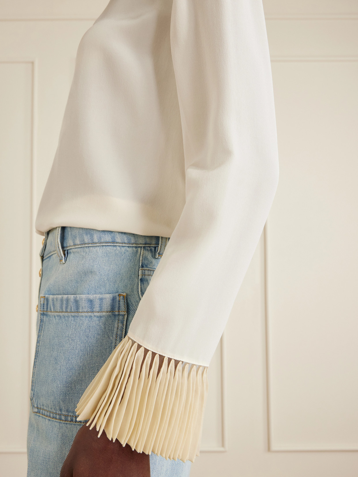 Garavani - Silk Crepe De Chine Blouse