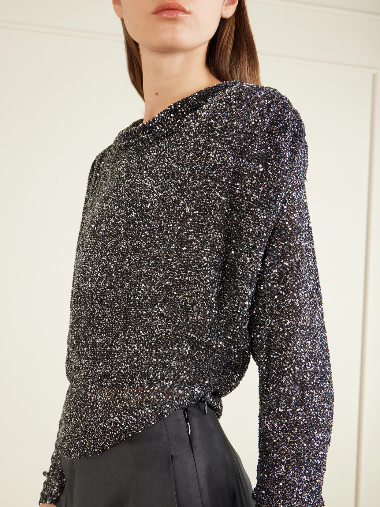 Garavani - Sequined Lace Blouse