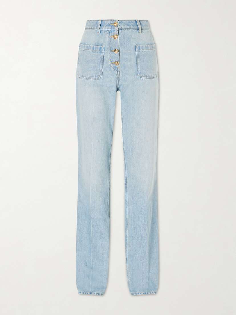 Valentino Garavani High-rise Straight-leg Jeans